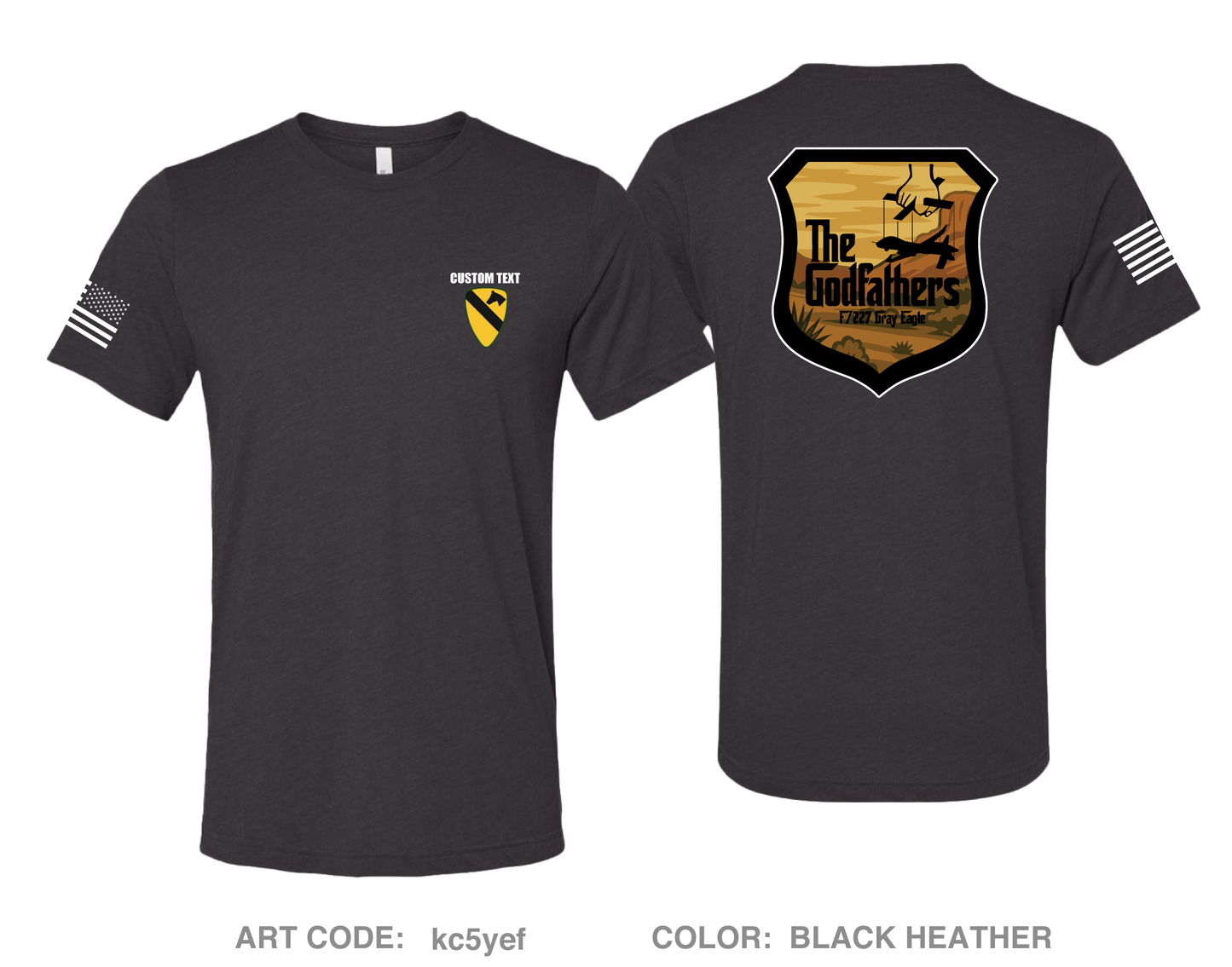 CUSTOM F/227 GODFATHERS Comfort Unisex Triblend SS Tee - kc5yef