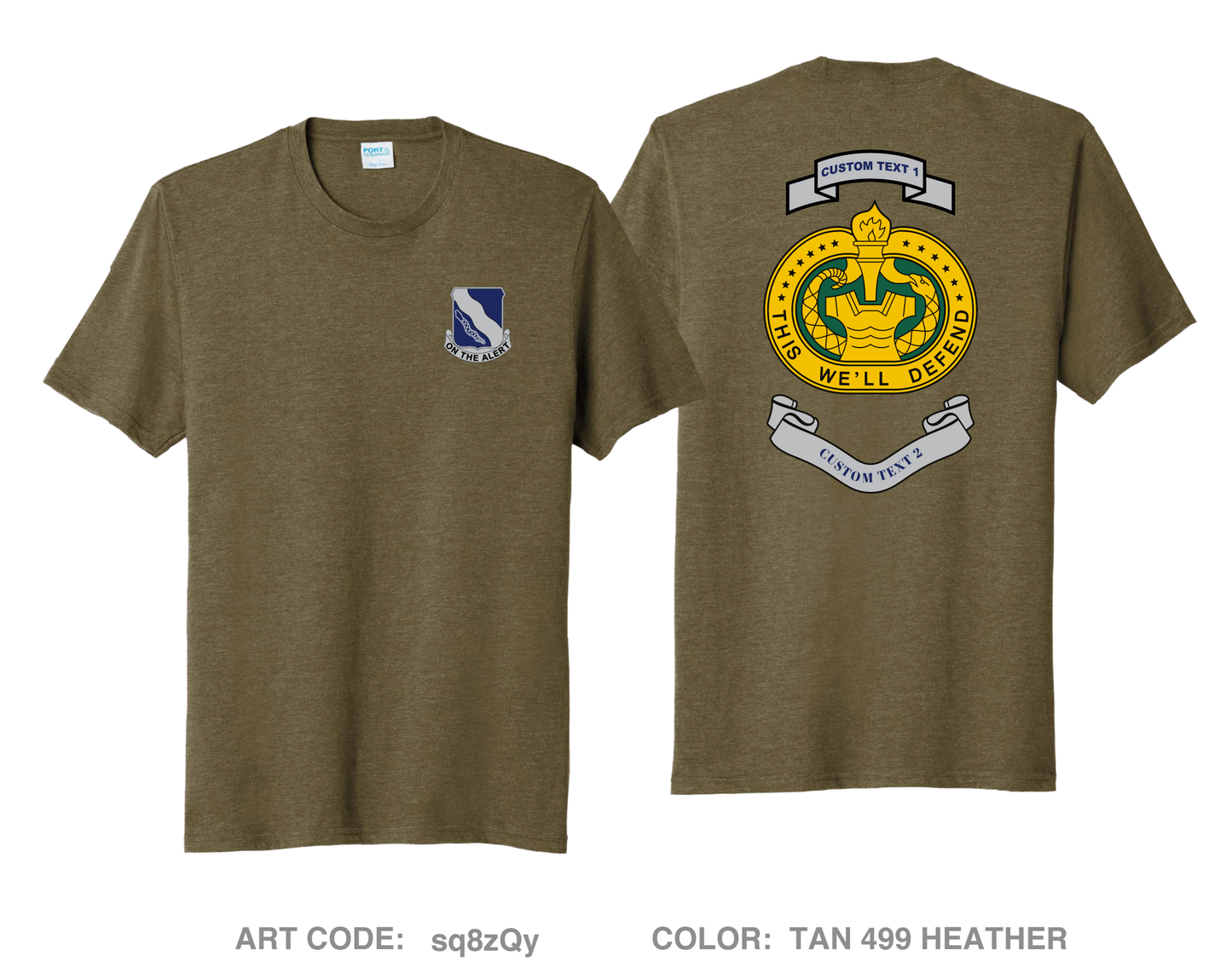 CUSTOM 2-398th BCT Comfort Unisex Triblend SS Tee - sq8zQy