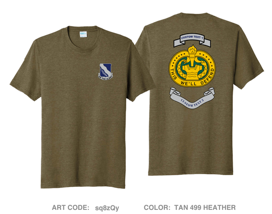 CUSTOM 2-398th BCT Comfort Unisex Triblend SS Tee - sq8zQy