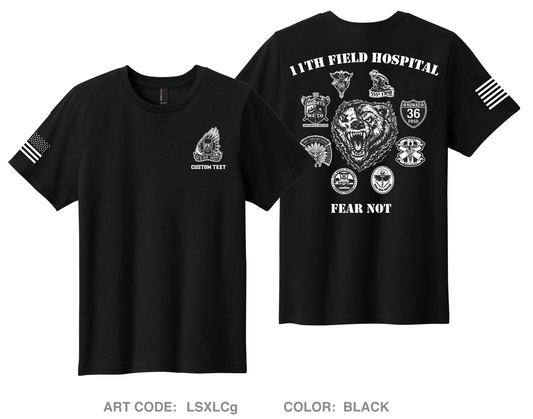CUSTOM 11th Field Hospital Comfort Youth cotton short sleeve tee - LSXLCg