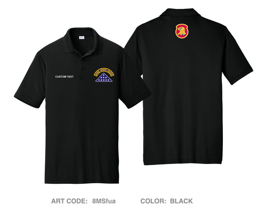 CUSTOM Iowa Funeral Honors Hi-Tech Performance Men's SS Polo - 8MSfua
