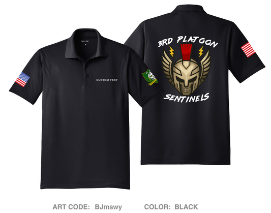 CUSTOM SENTINELS Hi-Tech Performance Men's SS Polo - BJmswy