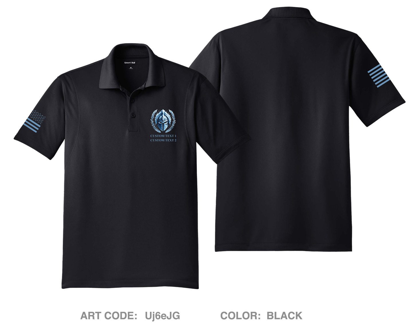 CUSTOM ICE COLD Hi-Tech Performance Men's SS Polo - Uj6eJG