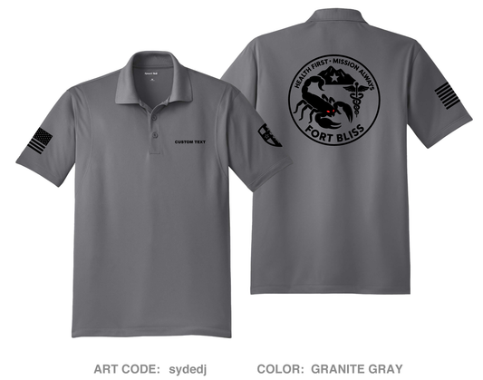 CUSTOM 7248 MSU Hi-Tech Performance Men's SS Polo - sydedj
