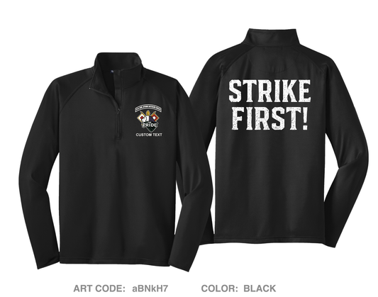 CUSTOM 91st Civil Affairs Battalion Hi-Tech Performance Quarter-Zip Fleece Jacket - aBNkH7