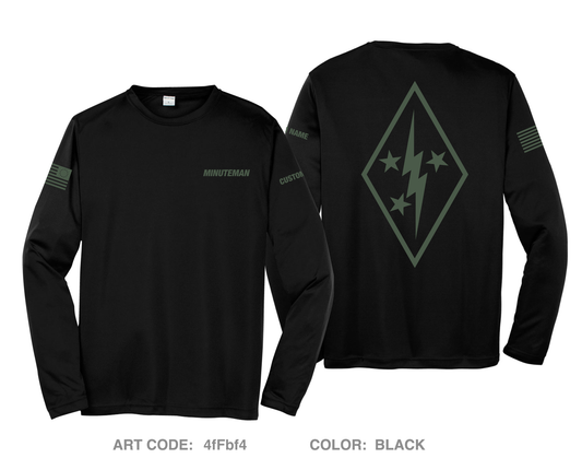CUSTOM Minuteman Home Services Hi-Tech Performance Unisex LS Tee - 4fFbf4