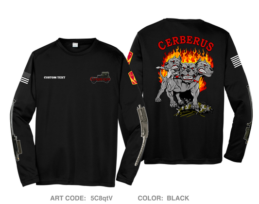 CUSTOM Charlie 5-5 ADA Hi-Tech Performance Unisex LS Tee - 5C8qtV