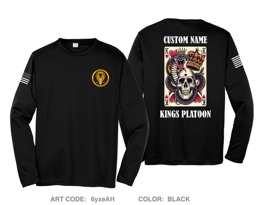 CUSTOM Kings Platoon Charlie Company 305th MI BN Hi-Tech Performance Unisex LS Tee - 6yxeAH