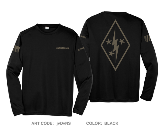 CUSTOM Minuteman Home Services Hi-Tech Performance Unisex LS Tee - jvDvNS