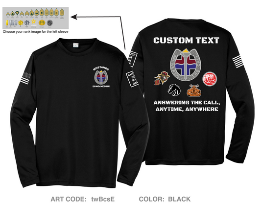 CUSTOM 264th Medical Battalion HI-Tech Performance Crewneck Sweatshirt - twBcsE