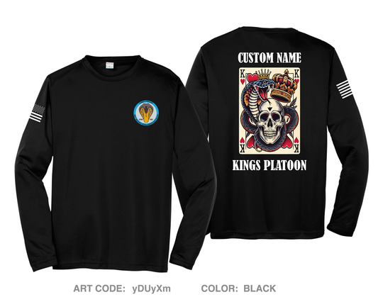 CUSTOM Kings Platoon Charlie Company 305th MI BN Hi-Tech Performance Unisex LS Tee - yDUyXm