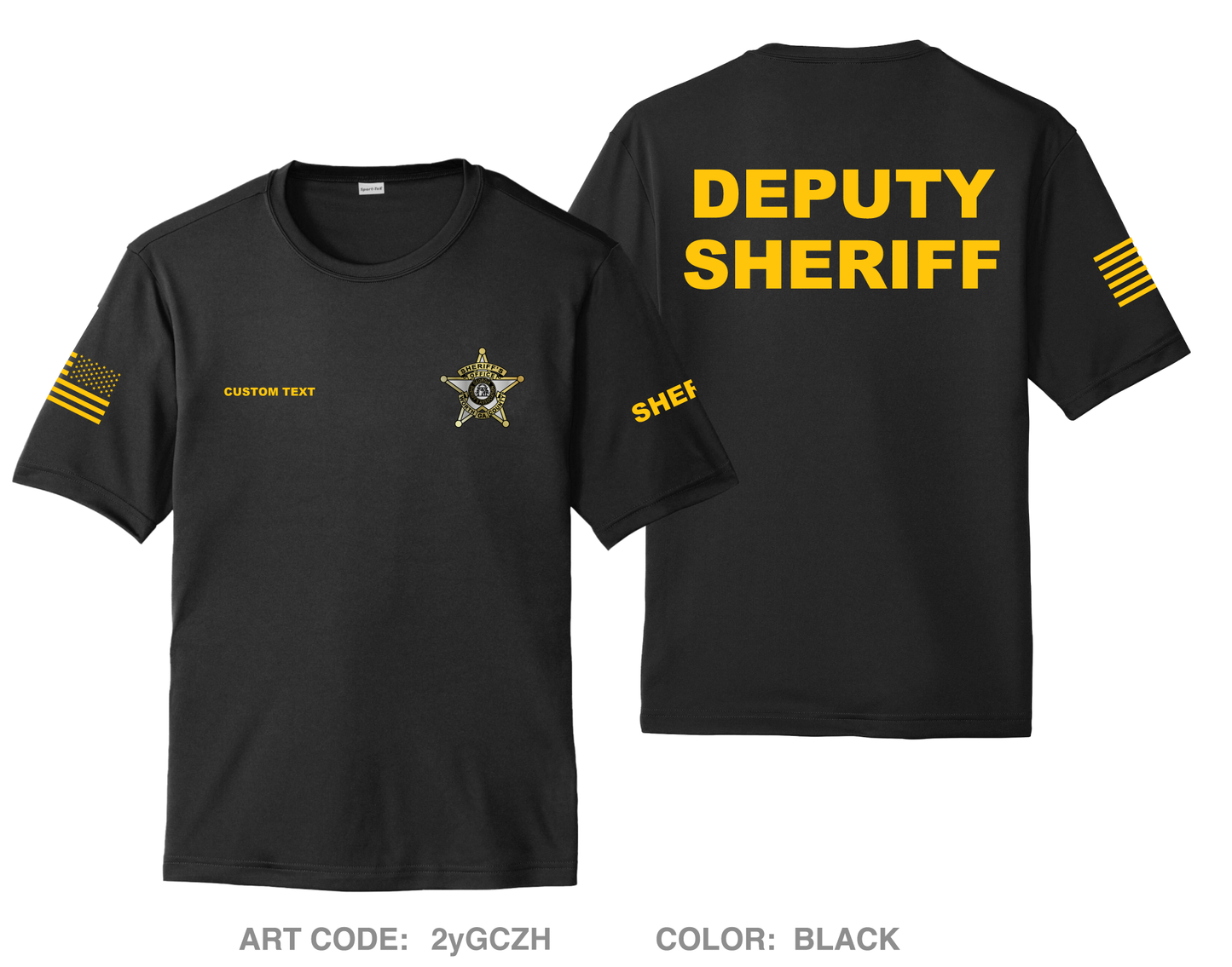 CUSTOM WCSO Hi-Tech Performance Unisex SS Tee - 2yGCZH