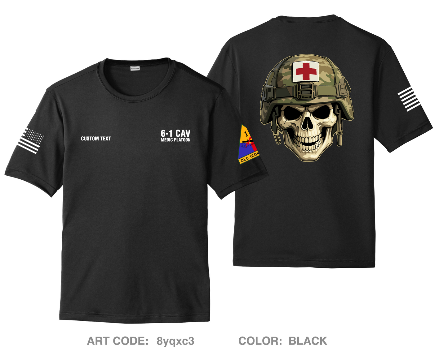 CUSTOM 6-1 CAV Hi-Tech Performance Unisex SS Tee - 8yqxc3
