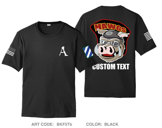 CUSTOM HQ Platoon, A CO, 3-67AR, 2ABCT, 3ID Hi-Tech Performance Unisex SS Tee - BKF5Tb