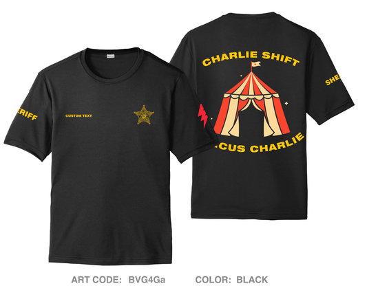 CUSTOM Charlie Shift Hi-Tech Performance Unisex SS Tee - BVG4Ga