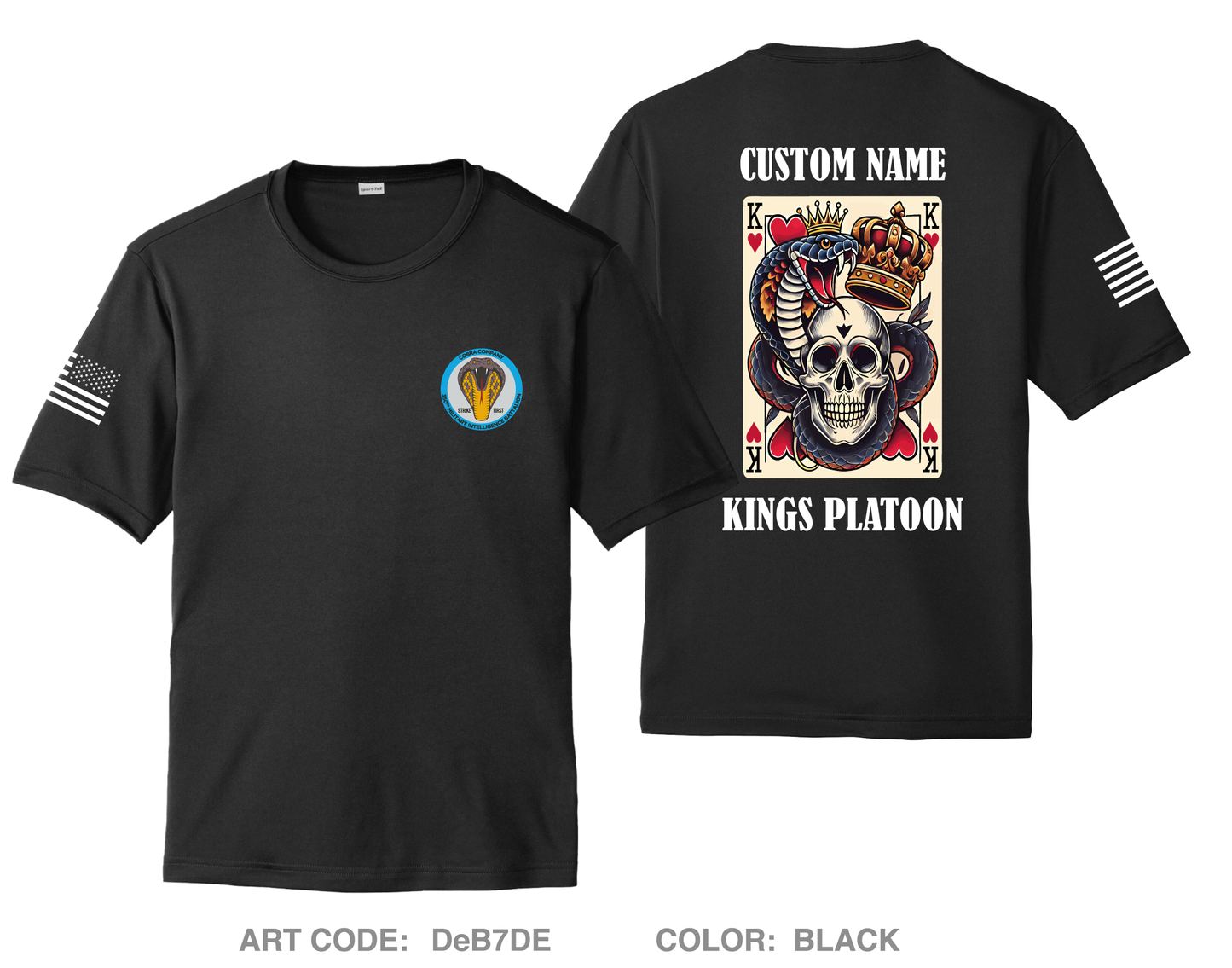 CUSTOM Kings Platoon Charlie Company 305th MI BN Hi-Tech Performance Unisex SS Tee - DeB7DE