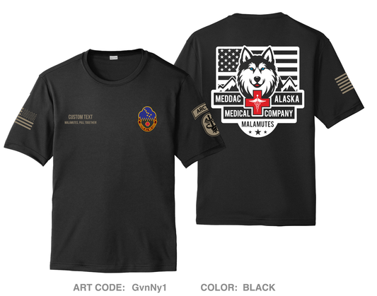 CUSTOM MEDDAC-ALASKA Hi-Tech Performance Unisex SS Tee - GvnNy1