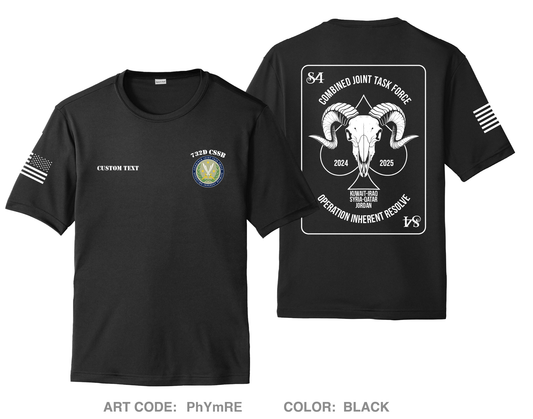 CUSTOM 732d CSSB AAAB Hi-Tech Performance Unisex SS Tee - PhYmRE