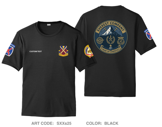 CUSTOM Everest CLC, 10th LSB Hi-Tech Performance Unisex SS Tee - SXXs25
