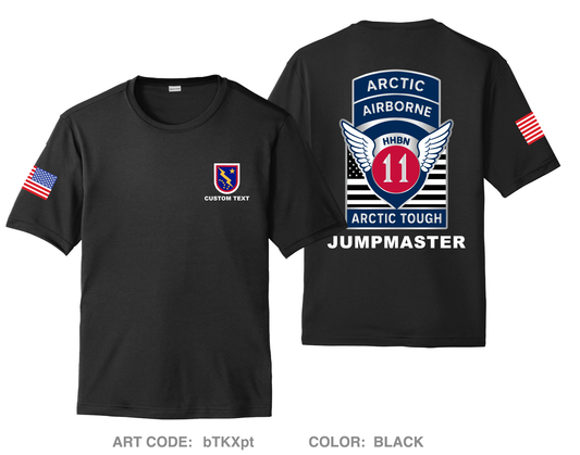CUSTOM HHBN, 11th Airborne Division Hi-Tech Performance Unisex SS Tee - bTKXpt