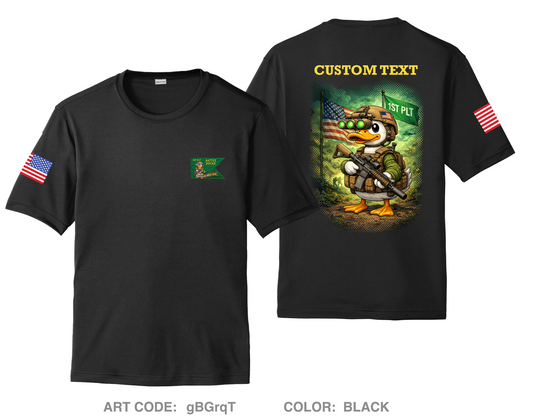 CUSTOM Battle Ducks Hi-Tech Performance Unisex SS Tee - gBGrqT