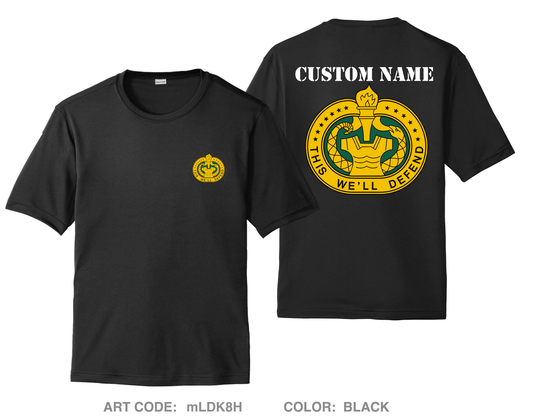 CUSTOM D Co, 1 BN, 34 INF Hi-Tech Performance Unisex SS Tee - mLDK8H