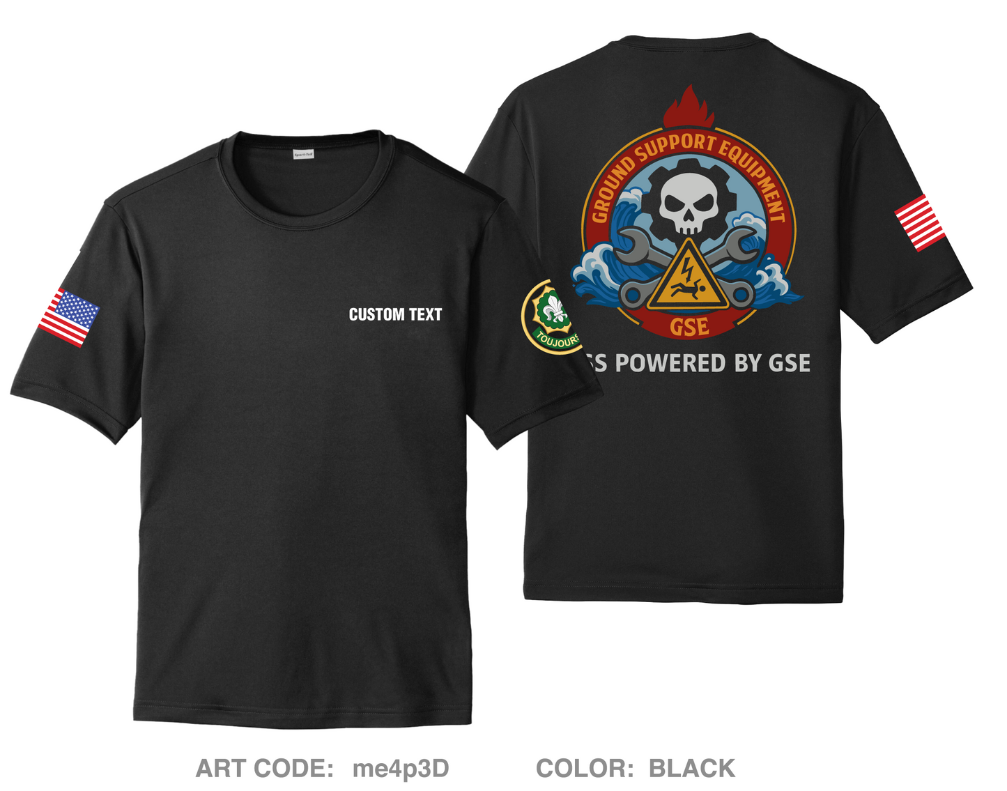 CUSTOM GSE B TRP RSS Hi-Tech Performance Unisex SS Tee - me4p3D