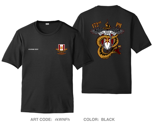 CUSTOM 172nd Medical Detachment (PM) Hi-Tech Performance Unisex SS Tee - rkWNFh