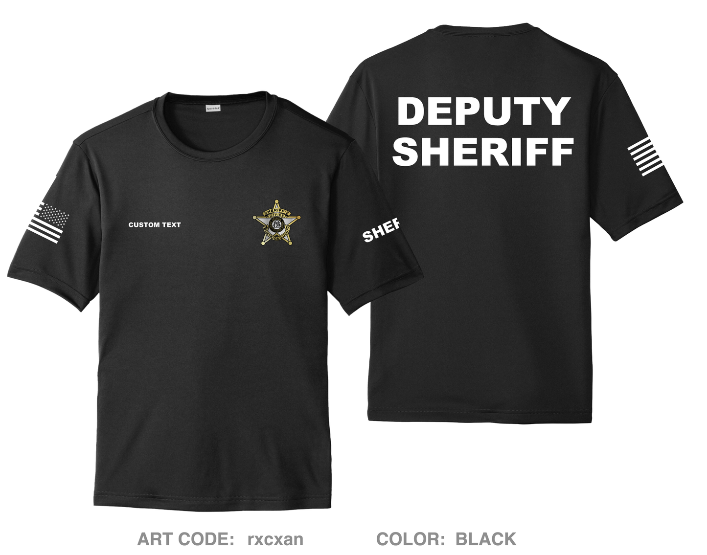 CUSTOM WCSO  Hi-Tech Performance Unisex SS Tee - rxcxan