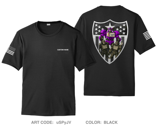 CUSTOM Class Six Hi-Tech Performance Unisex SS Tee - uSPyJV