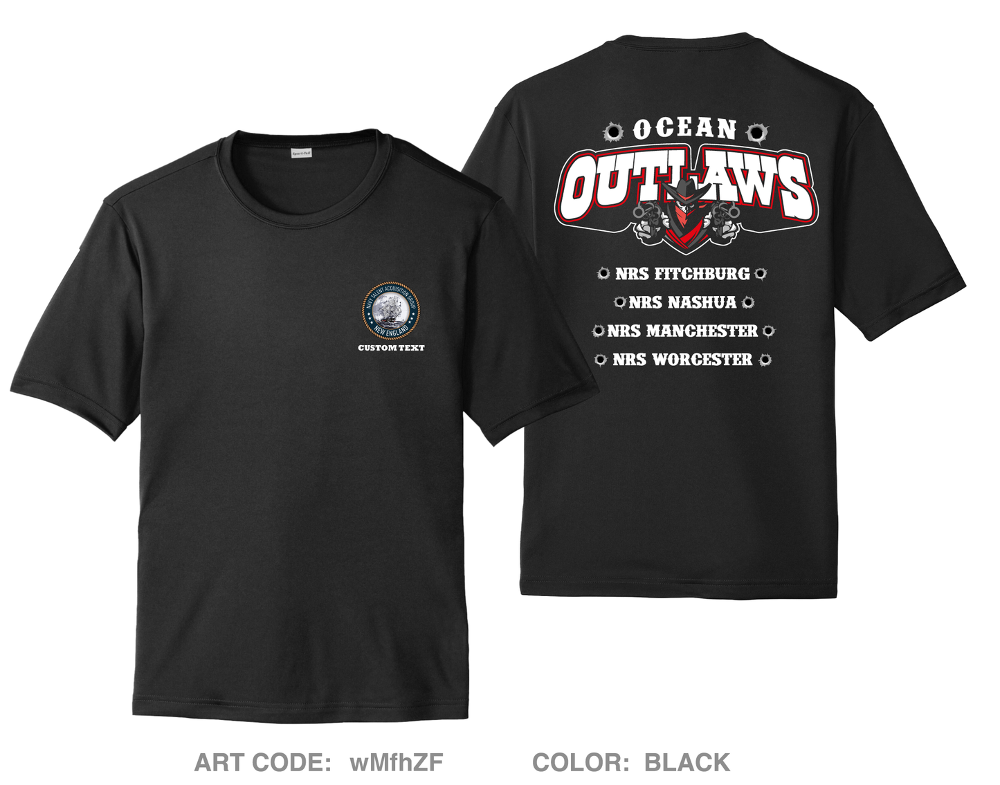CUSTOM NTAG NEW ENGLAND DIV 3 Hi-Tech Performance Unisex SS Tee - wMfhZF