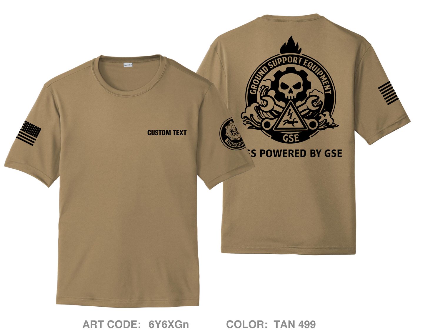 CUSTOM GSE B TRP RSS Hi-Tech Performance Unisex SS Tee - 6Y6XGn