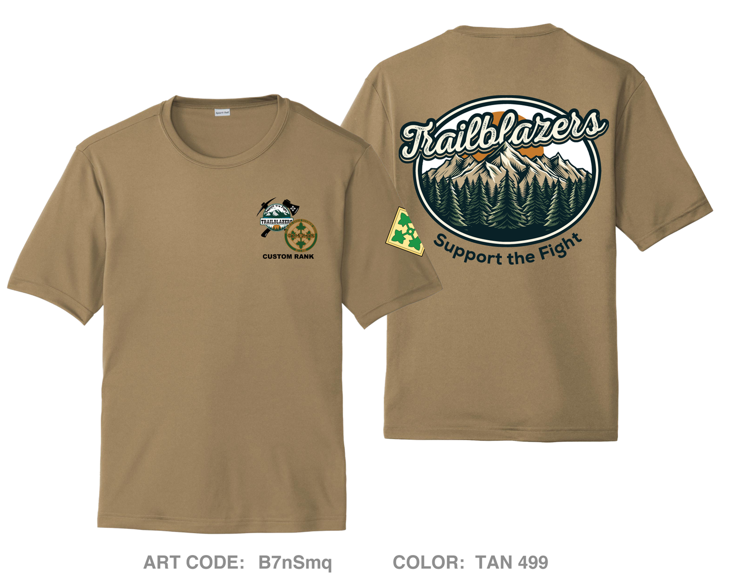 CUSTOM 4DSTB Fundraising Collection Hi-Tech Performance Unisex SS Tee - B7nSmq