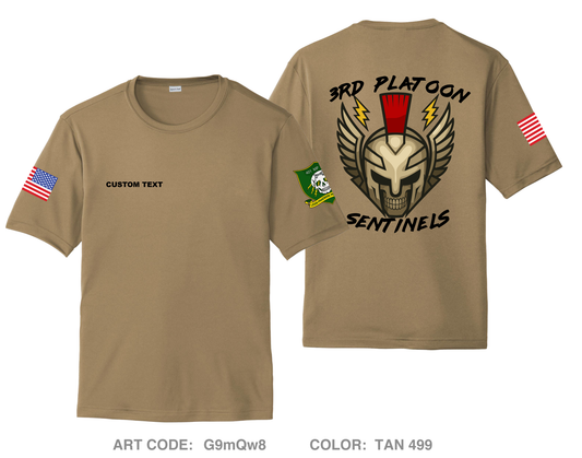 CUSTOM SENTINELS Hi-Tech Performance Unisex SS Tee - G9mQw8