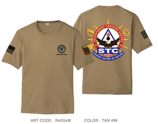 CUSTOM Sustainment Training Center Fundraising Collection Hi-Tech Performance Unisex SS Tee - ReD5xM