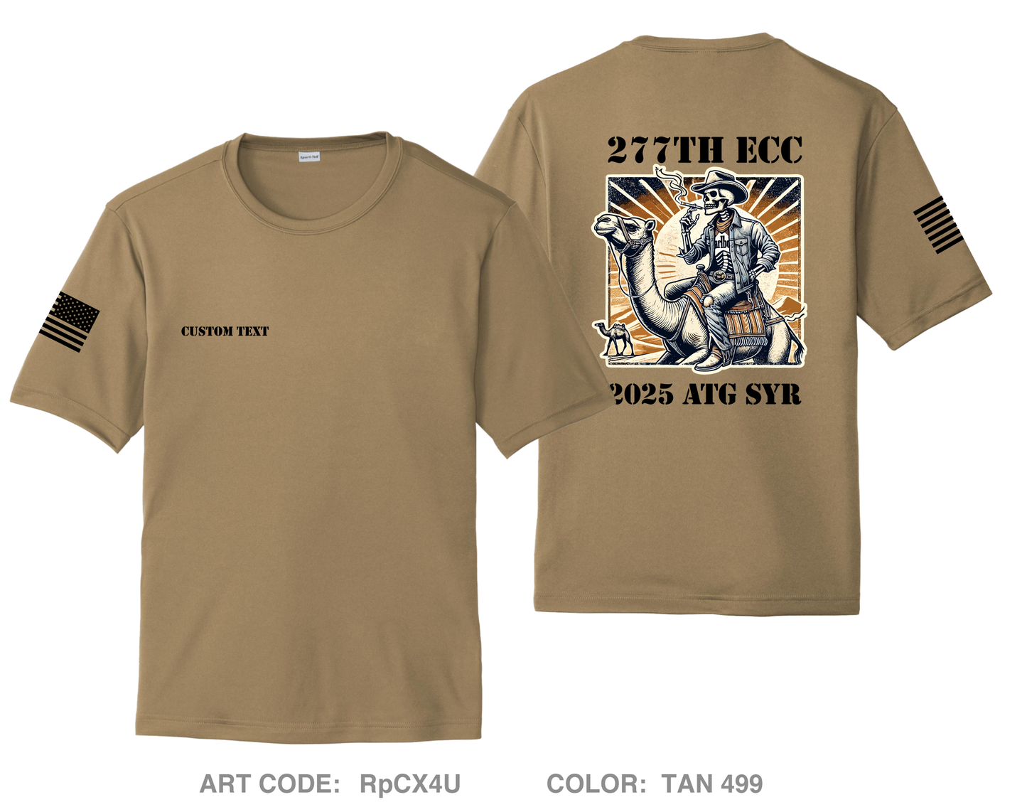 CUSTOM 277th ECC Hi-Tech Performance Unisex SS Tee - RpCX4U