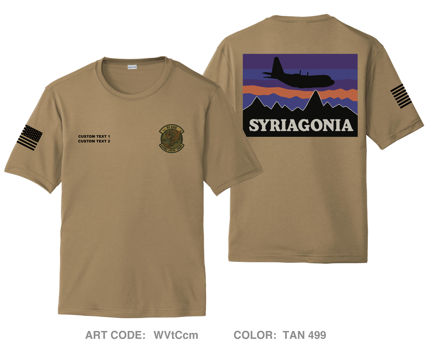 CUSTOM 61st EAS Hi-Tech Performance Unisex SS Tee - WVtCcm