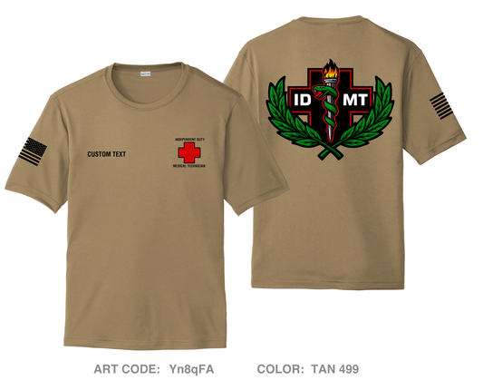 CUSTOM IDMT Hi-Tech Performance Unisex SS Tee - Yn8qFA