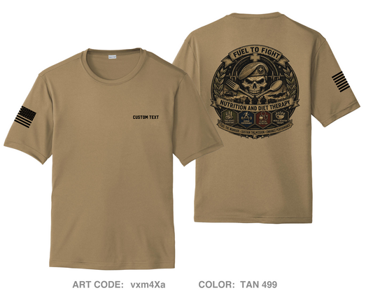 CUSTOM C CO 264th MED BN Hi-Tech Performance Unisex SS Tee - vxm4Xa