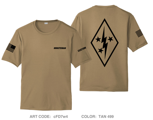 CUSTOM Minuteman Home Services Hi-Tech Performance Unisex SS Tee - cFD7w4