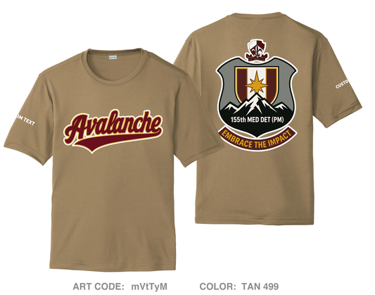 CUSTOM 155th Medical Detachment (PM) Hi-Tech Performance Unisex SS Tee - mVtTyM