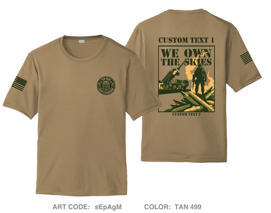 CUSTOM Crew 1 Bezerkers Hi-Tech Performance Unisex SS Tee - sEpAgM
