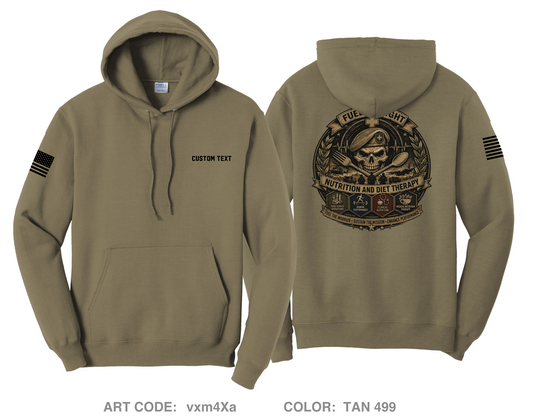 CUSTOM C CO 264th MED BN Comfort Unisex Hooded Sweatshirt - vxm4Xa