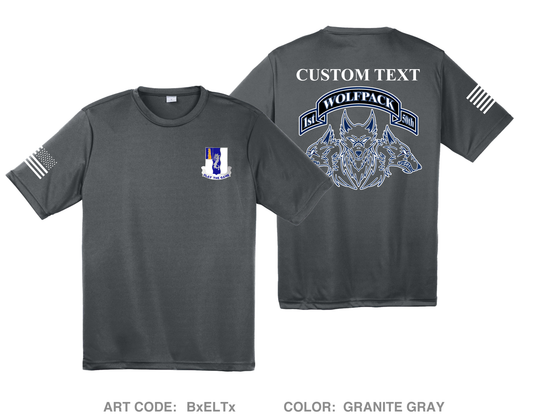 CUSTOM Alpha Co, 1-50 IN Hi-Tech Performance Unisex SS Tee - BxELTx