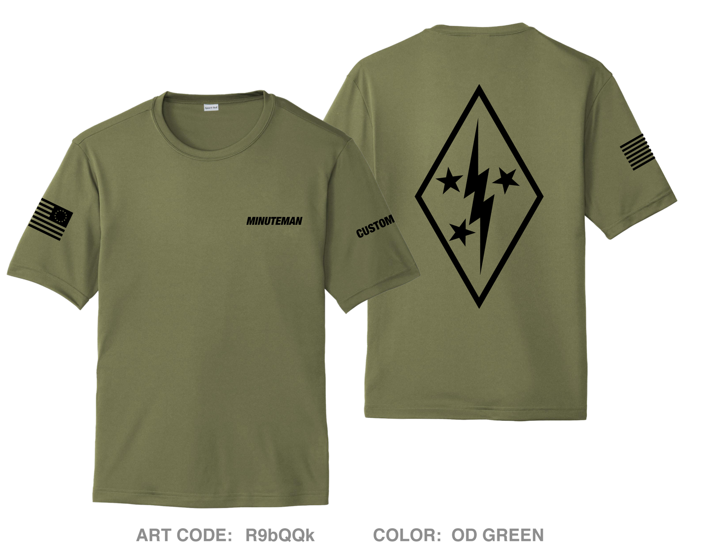 CUSTOM Minuteman Home Services Hi-Tech Performance Unisex SS Tee - R9bQQk