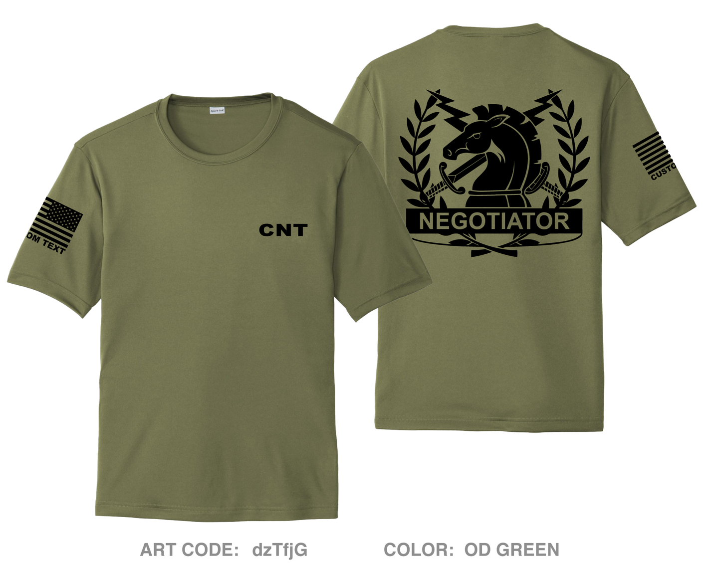 CUSTOM San Joaquin County Sheriff CNT Hi-Tech Performance Unisex SS Tee - dzTfjG