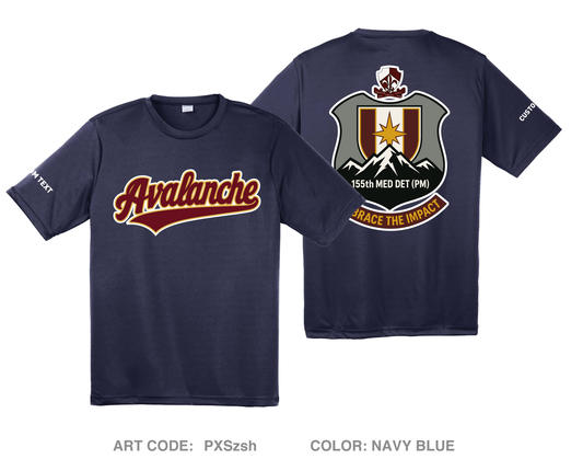 CUSTOM 155th Medical Detachment (PM) Hi-Tech Performance Unisex SS Tee - PXSzsh