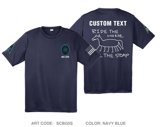 CUSTOM 631 Cyberspace Squadron Hi-Tech Performance Unisex SS Tee - SCBG5S