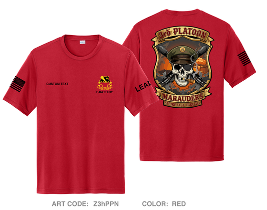 CUSTOM 3rd Platoon MARAUDERS Hi-Tech Performance Unisex SS Tee - Z3hPPN