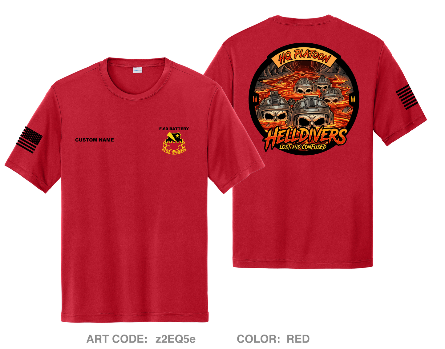 HQ Platoon Hi-Tech Performance Unisex SS Tee - z2EQ5e